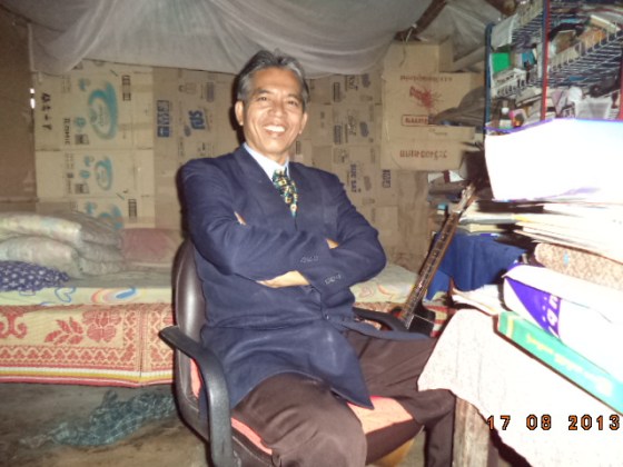 Nai in his bedroom/study room/prayer room